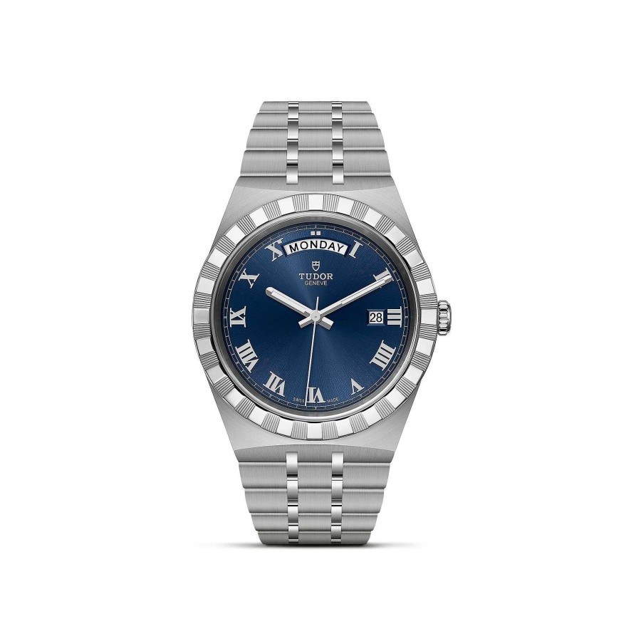 Montres Homme TUDOR | Montre Tudor Royal Bo Tier En Acier 41 Mm, Cadran Bleu