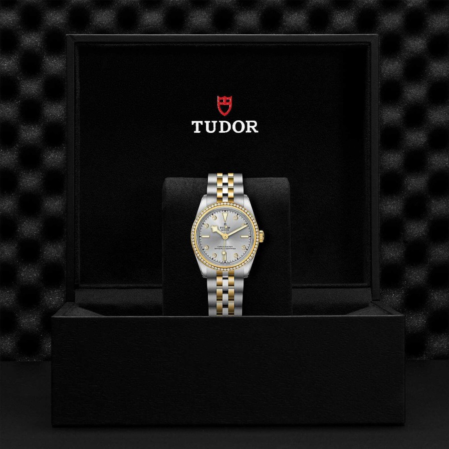 Montres Femme TUDOR | Montre Tudor Black Bay 31 S&G Bo Tier En Acier 31 Mm, Bracelet En Acier Et Or Jaune