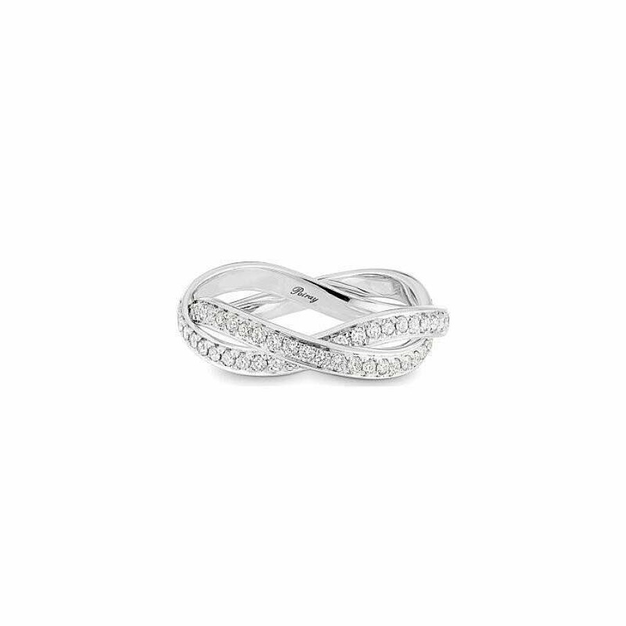 Bagues Poiray | Bague Poiray Tresse En Or Blanc